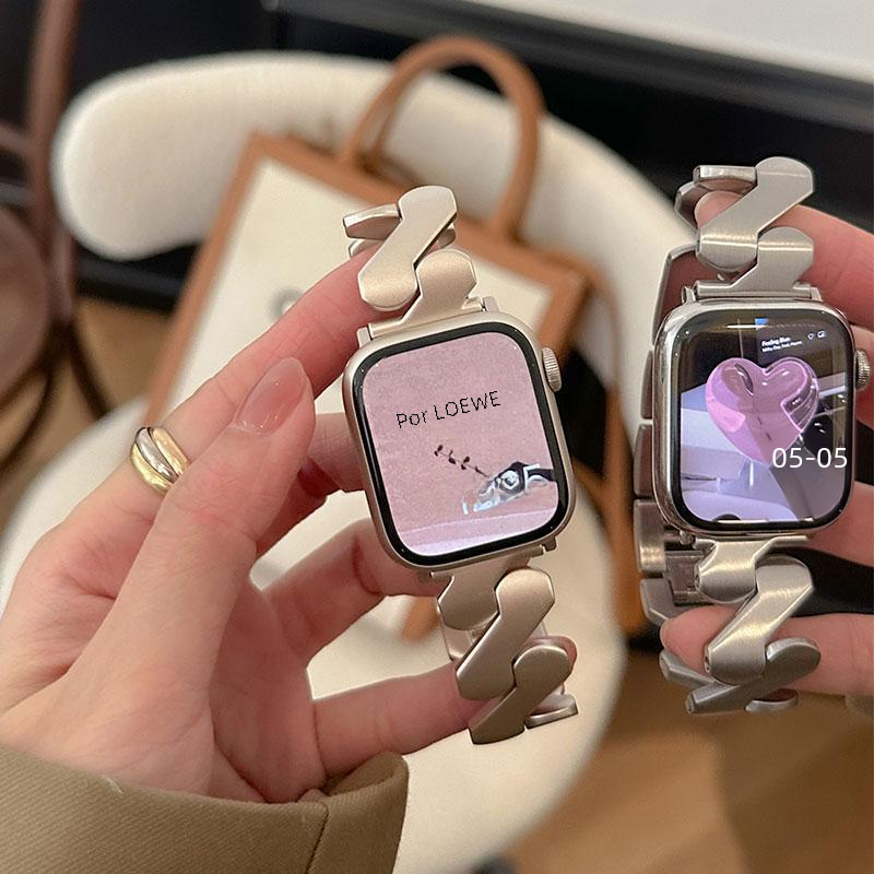 Metallic Wave Apple Watch Band – Compatible with iWatch Series 5 6 7 8