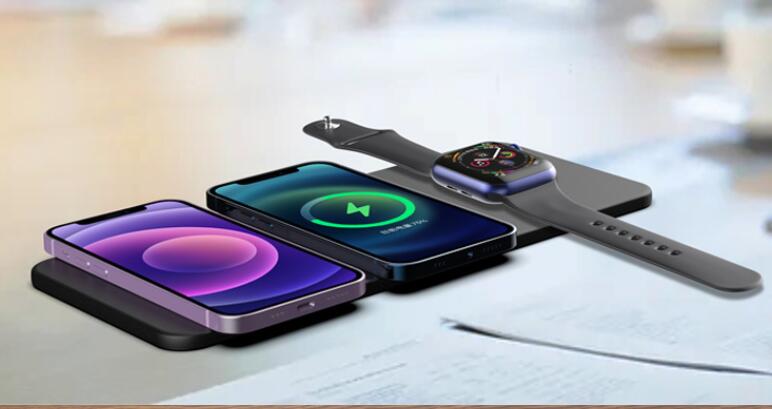 3-in-1 Fast Wireless Charger – 15W for iPhone, AirPods & Apple Watch