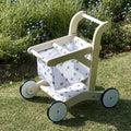 Wooden Bear Shopping Cart Toy – Pretend Play with Vegetables for Toddlers