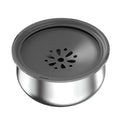 Stainless Steel Pet Water Bowl – Large with Anti-Splash Guard