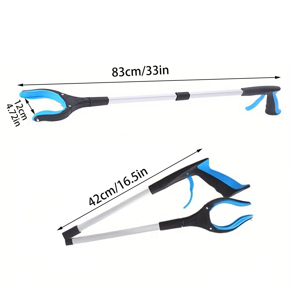 33-Inch Foldable Trash Picker Tool with Gripper