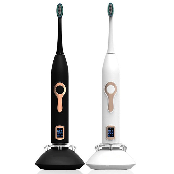 Smart Sonic Electric Toothbrush with LCD Display – Whitening & Deep Clean