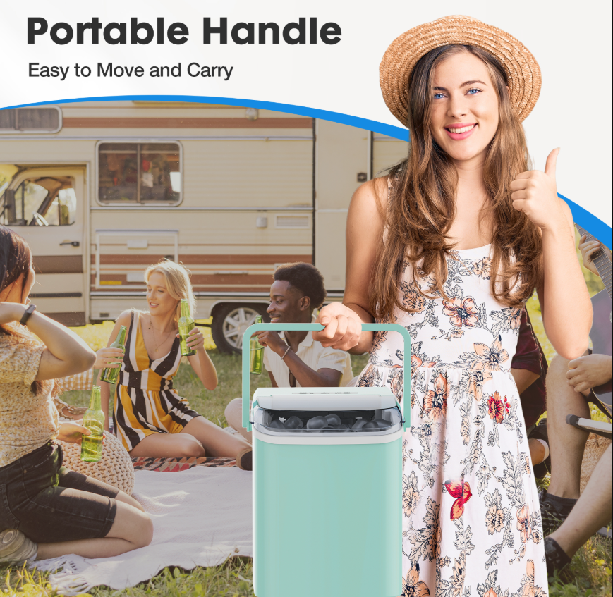 Portable Countertop Ice Maker – Fresh Ice in Minutes