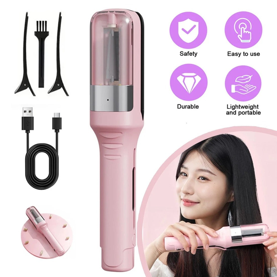 Hair Split End Trimmer – Remove Split Ends Without Cutting Length