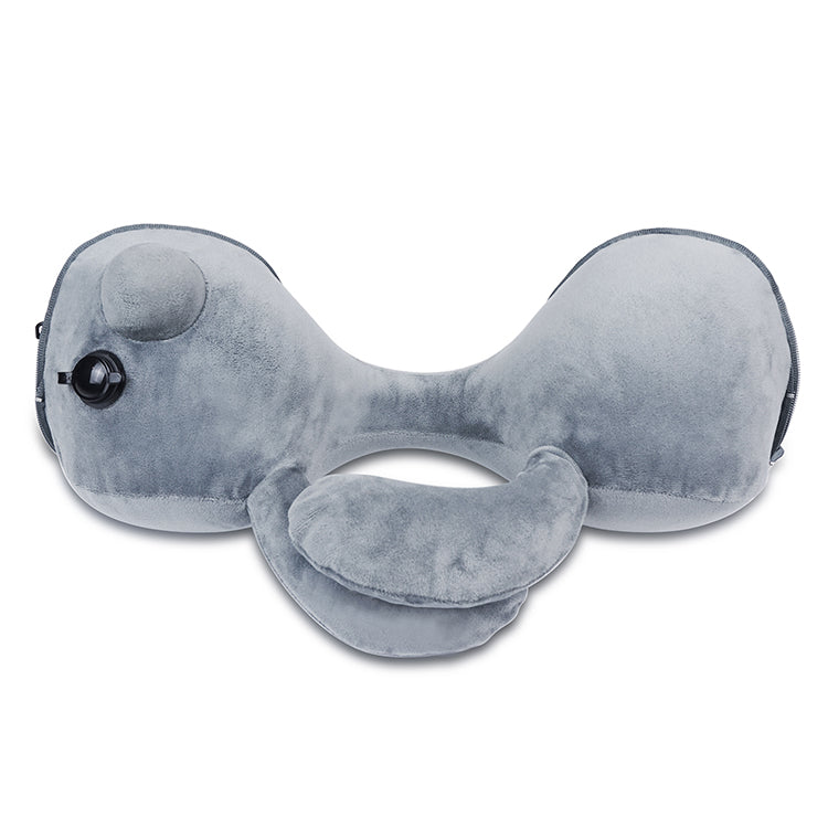 Inflatable Travel Neck Pillow – U-Shaped with Press-Type Design