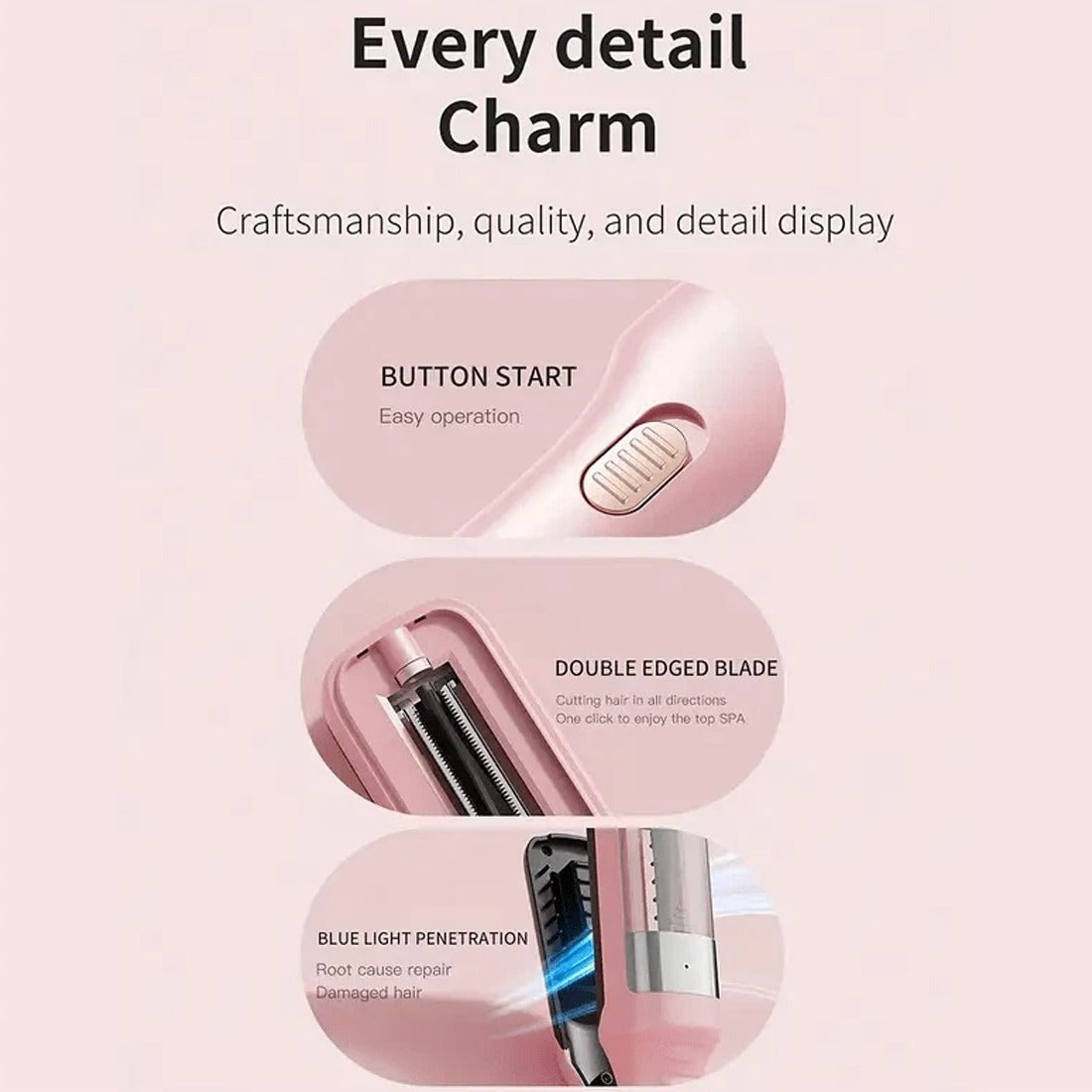 Hair Split End Trimmer – Remove Split Ends Without Cutting Length