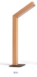 Minimalist LED Bedside Lamp – Warm Glow with Wooden Base