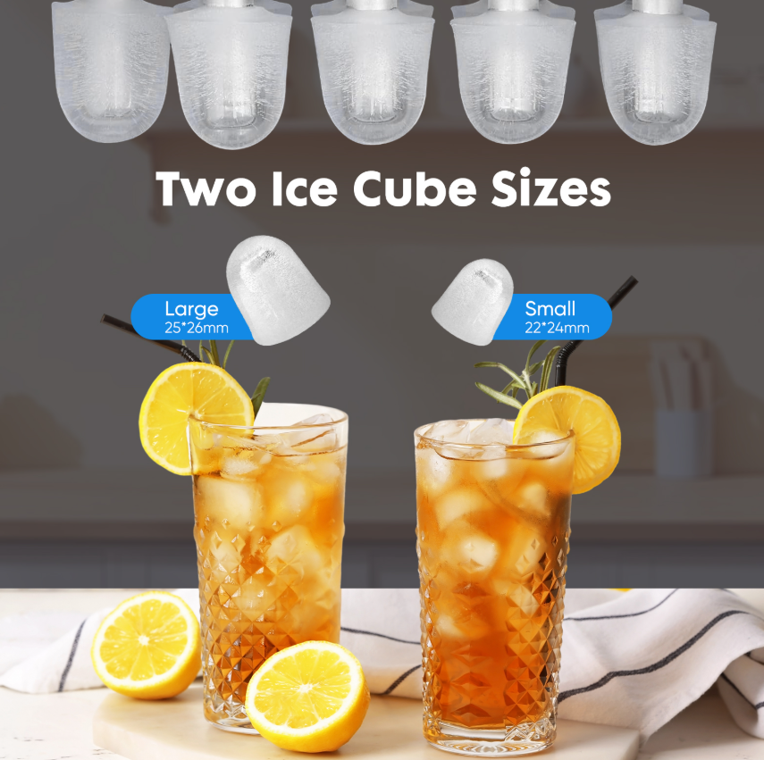 Portable Countertop Ice Maker – Fresh Ice in Minutes