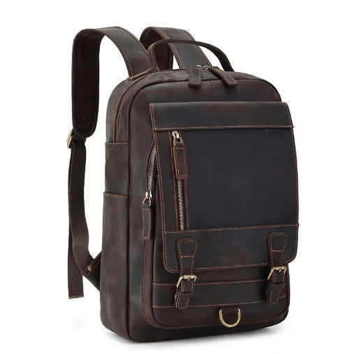 Genuine Leather Luxury Backpack for Men – California Style